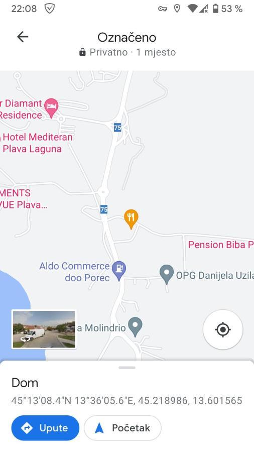 Apartment Nebo Пореч Екстериор снимка